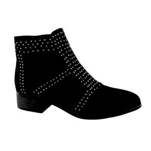 YOKI Paladino Studded Black Boots